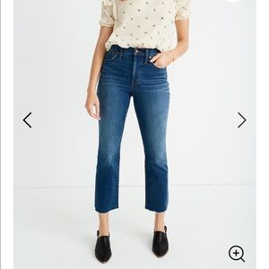 Madewell Cali Demi-Boot Jeans: Raw Hem Edition